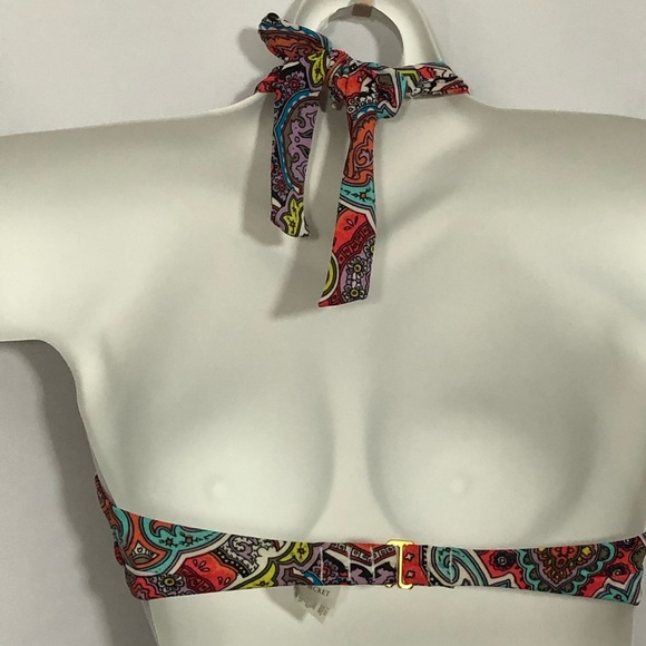 VICTORIAS SECRET molded cups bohemian paisley top - Picture 10 of 12